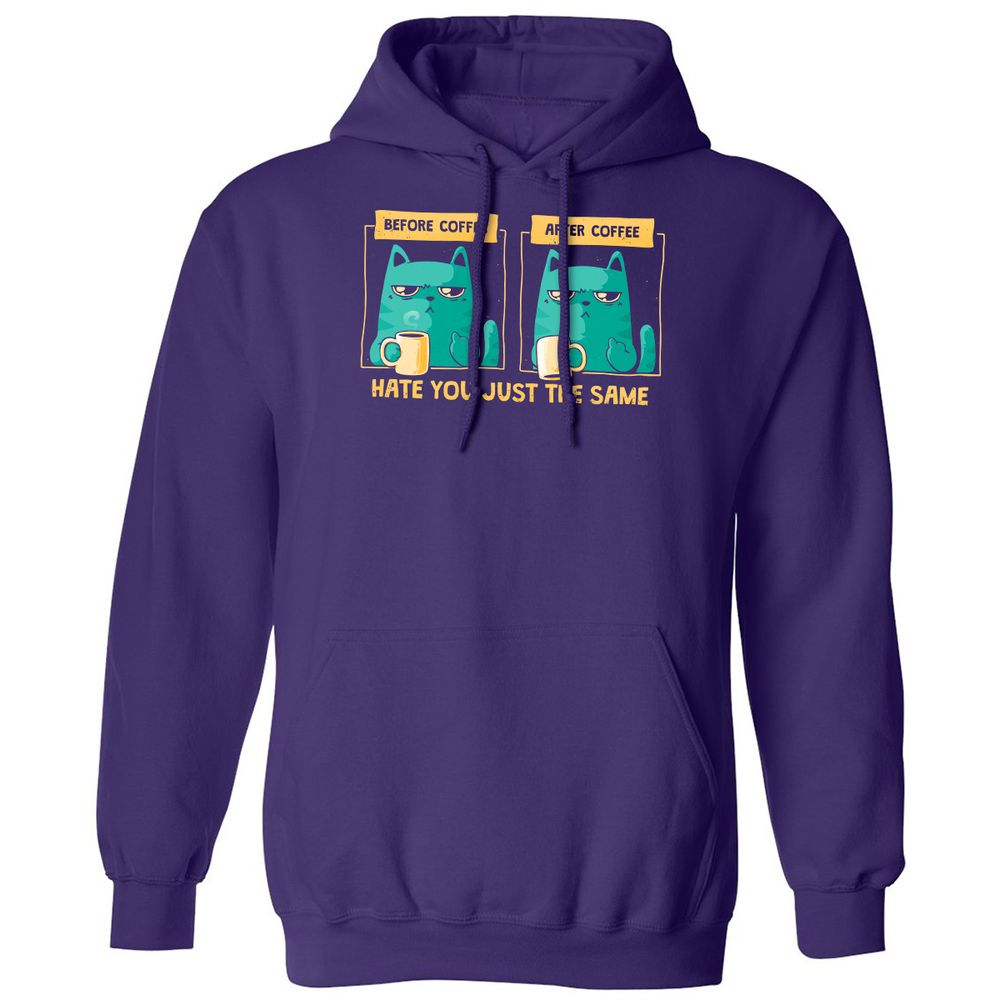 Classic Unisex Hoodie - 82EBA7WU - Purple - 6