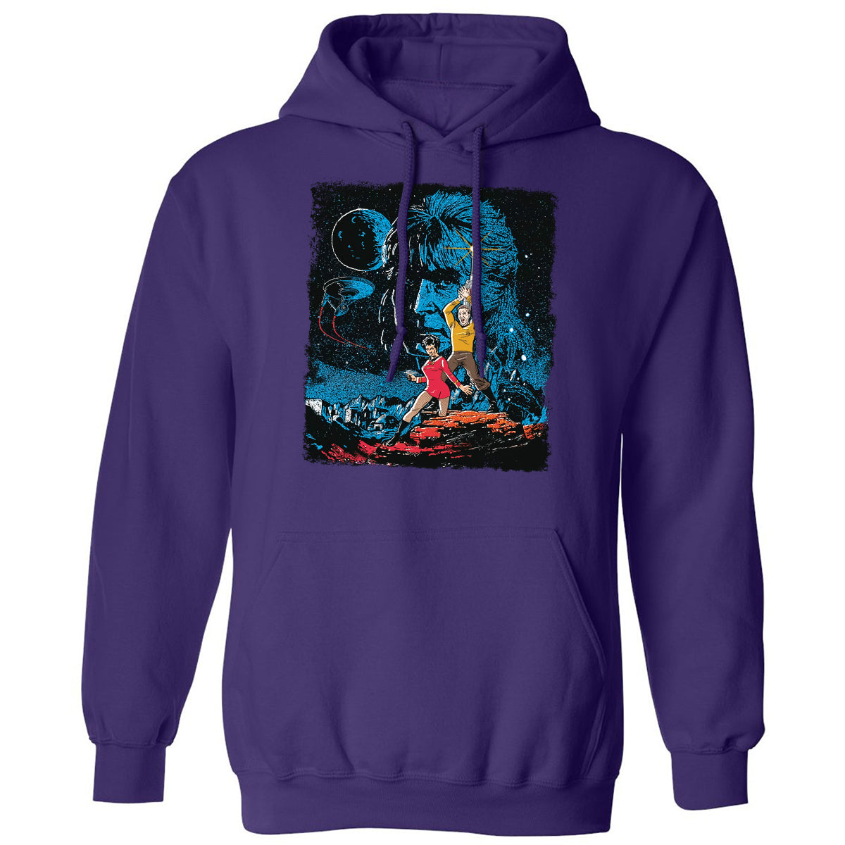 Classic Unisex Hoodie - AMXBF1TB - Purple - 6