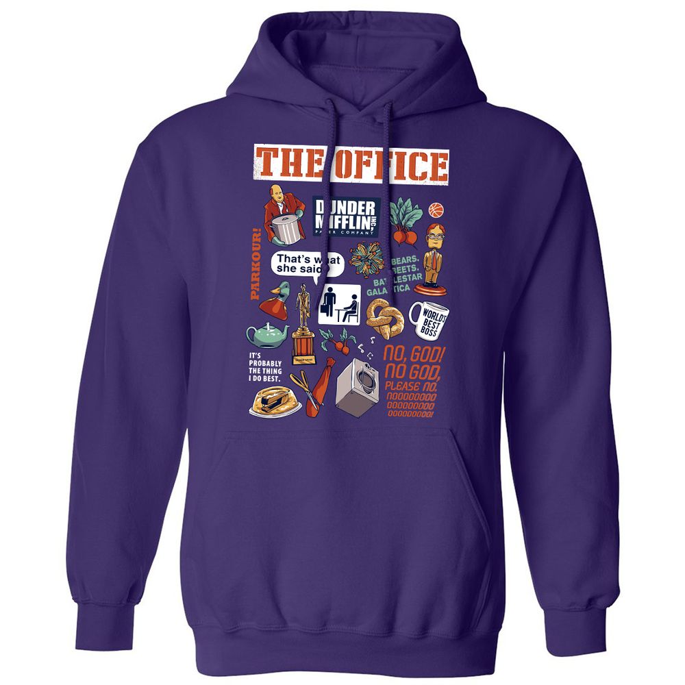 Classic Unisex Hoodie - RXE9Z243 - Purple - 6
