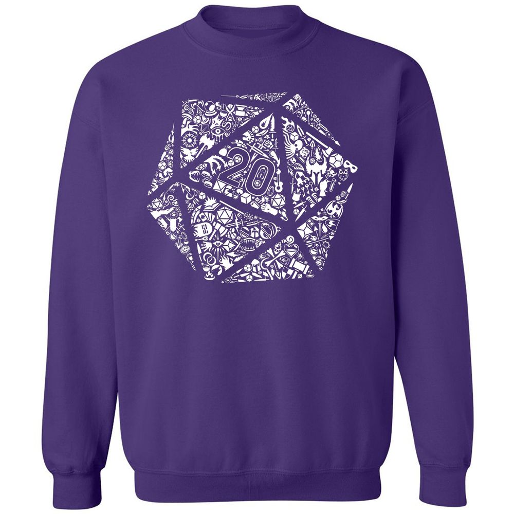 Classic Unisex Sweatshirt - 9YFTJL3B - Purple - 6