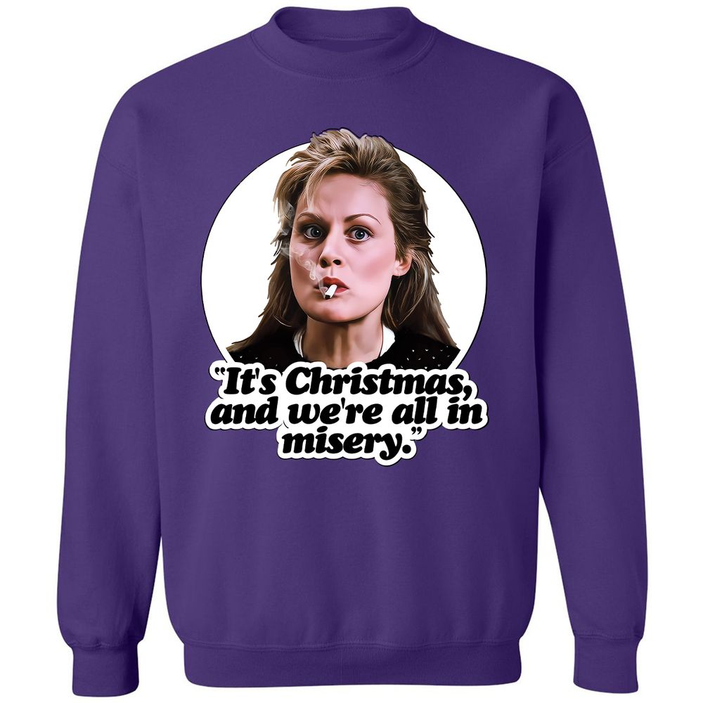 Classic Unisex Sweatshirt - R9EH3F8K - Purple - 6