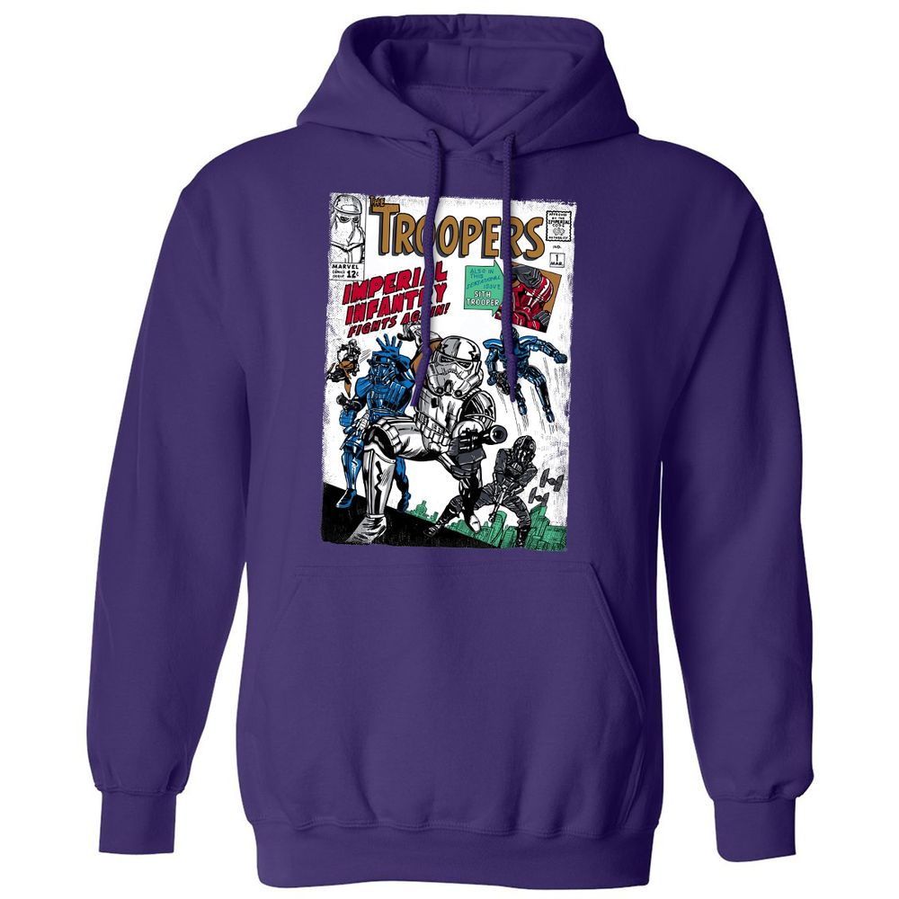 Classic Unisex Hoodie - UX3KKTC8 - Purple - 6