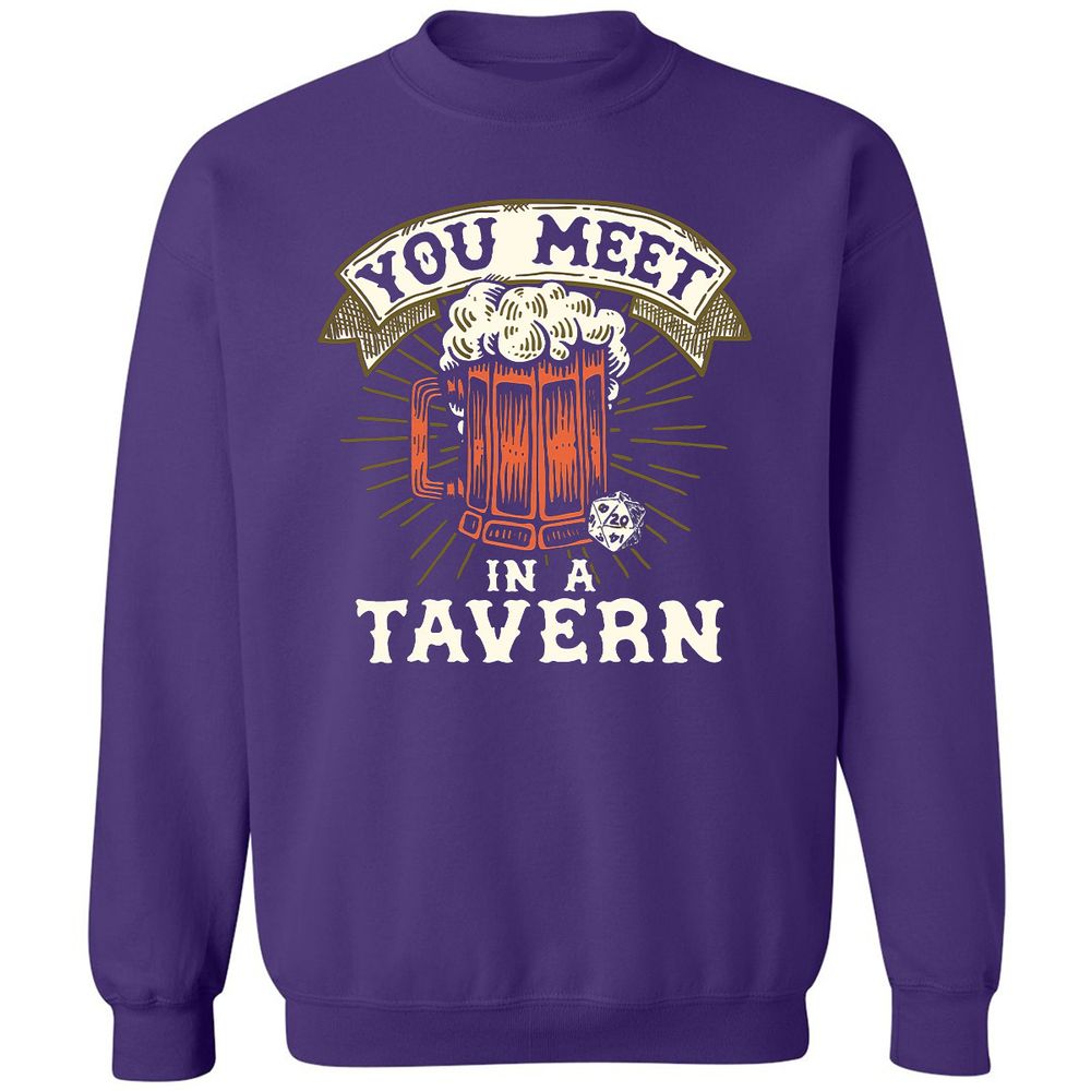 Classic Unisex Sweatshirt - L7HUC8AH - Purple - 6