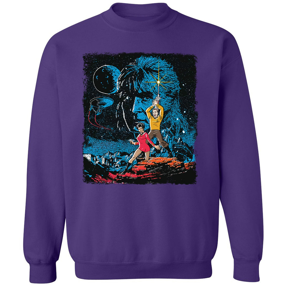 Classic Unisex Sweatshirt - Q7WSVKFQ - Purple - 6