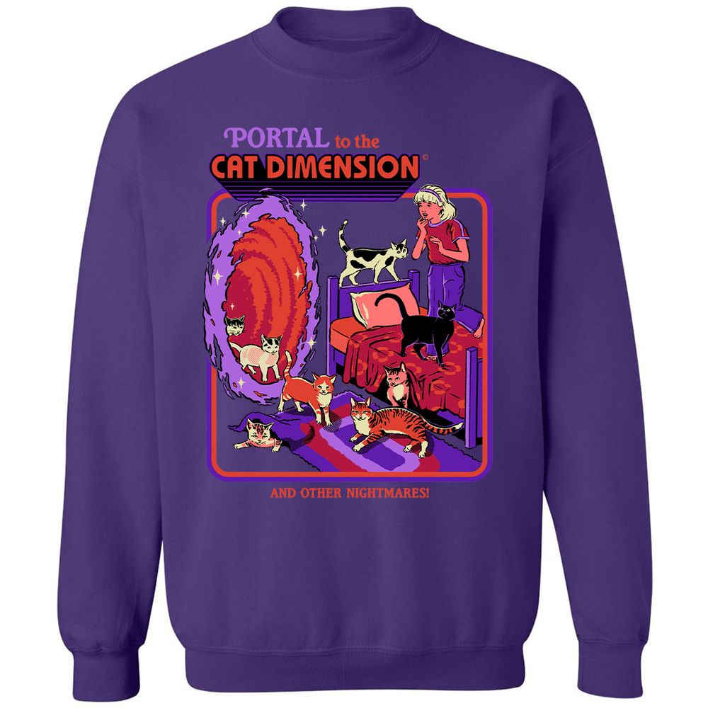 Classic Unisex Sweatshirt - 1F88XKGT - Purple - 6