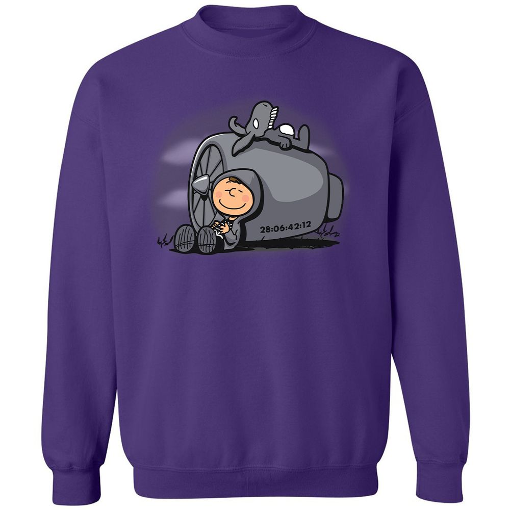 Classic Unisex Sweatshirt - NKDP985H - Purple - 6