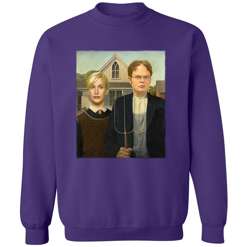 Classic Unisex Sweatshirt - Q8GE44KH - Purple - 6