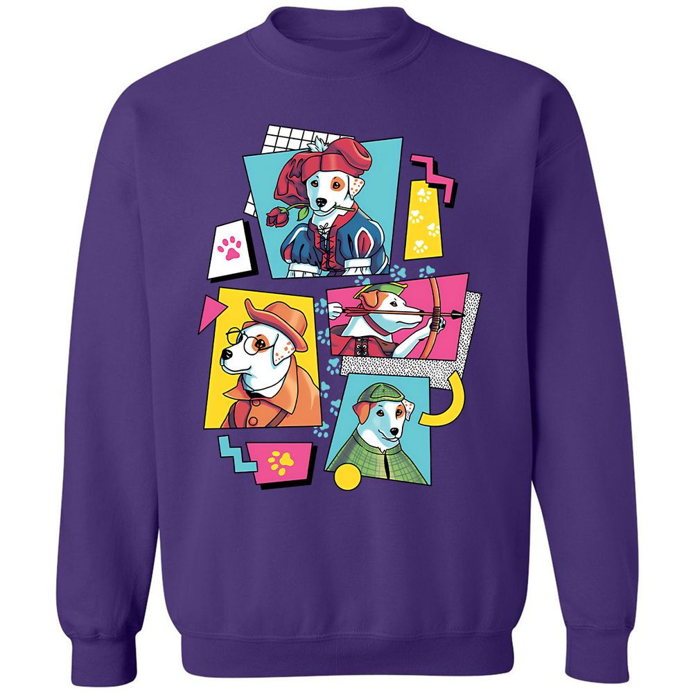 Classic Unisex Sweatshirt - EAQ3HAJQ - Purple - 6