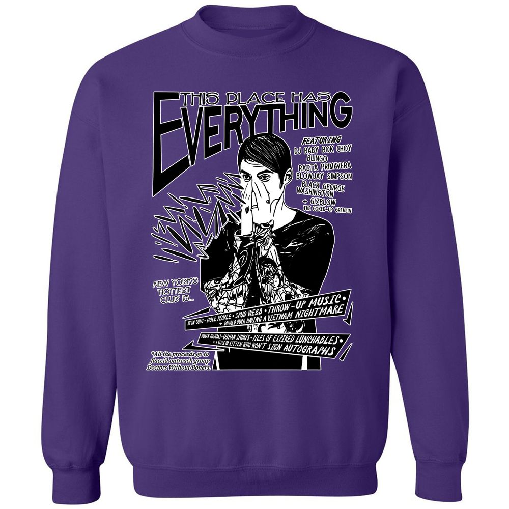 Classic Unisex Sweatshirt - E654B4ES - Purple - 6