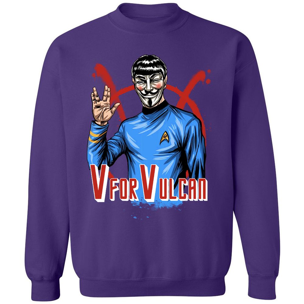 Classic Unisex Sweatshirt - VYSTSRLR - Purple - 6