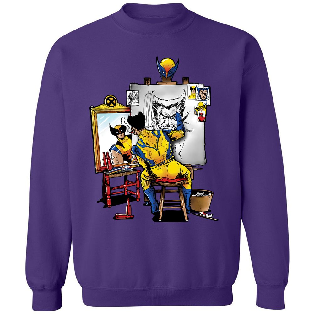 Classic Unisex Sweatshirt - 8WF791JR - Purple - 6