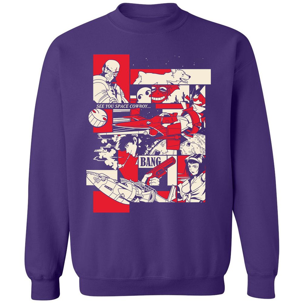 Classic Unisex Sweatshirt - TTPSAG4F - Purple - 6