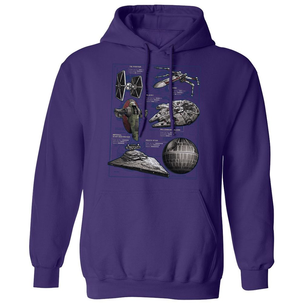 Classic Unisex Hoodie - Q48MY39B - Purple - 6