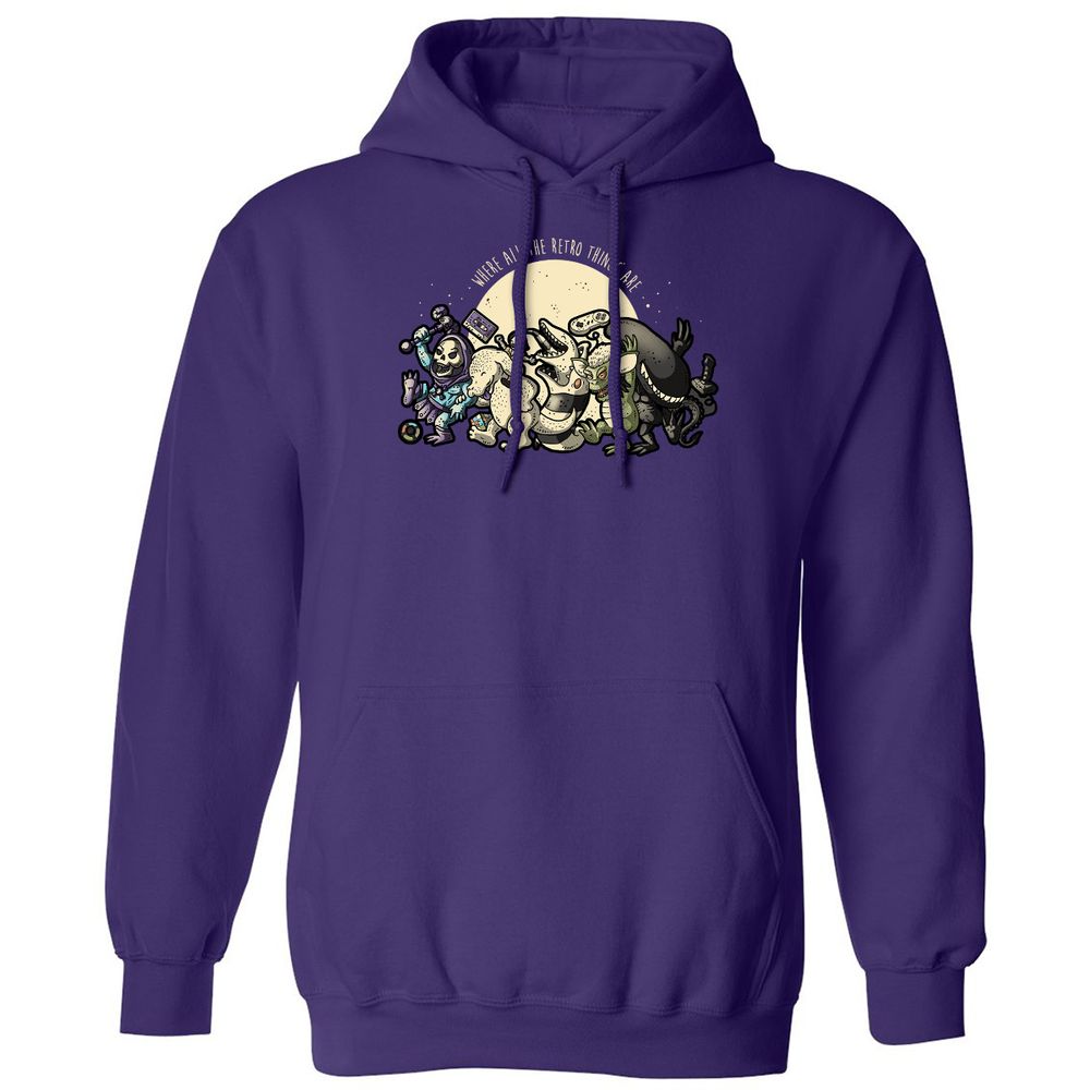 Classic Unisex Hoodie - EJC66629 - Purple - 6