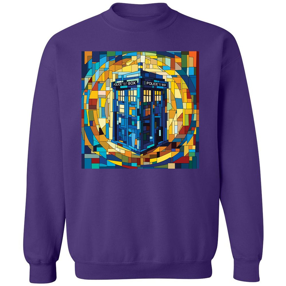 Classic Unisex Sweatshirt - 55FLSZP1 - Purple - 6