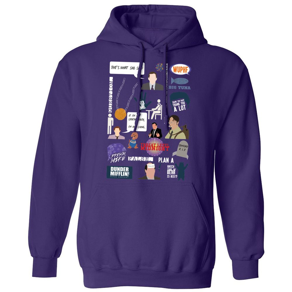 Classic Unisex Hoodie - JLFXA9AG - Purple - 6