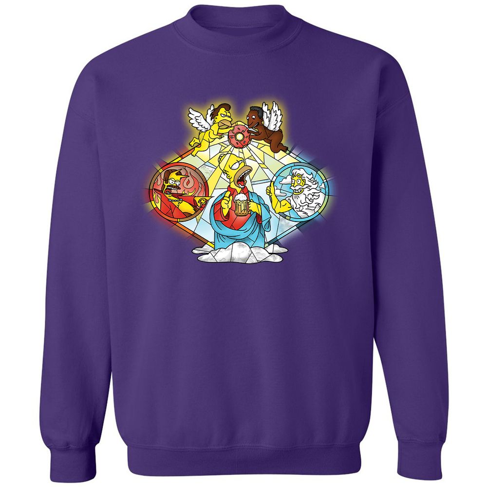 Classic Unisex Sweatshirt - QU9YZXBF - Purple - 6