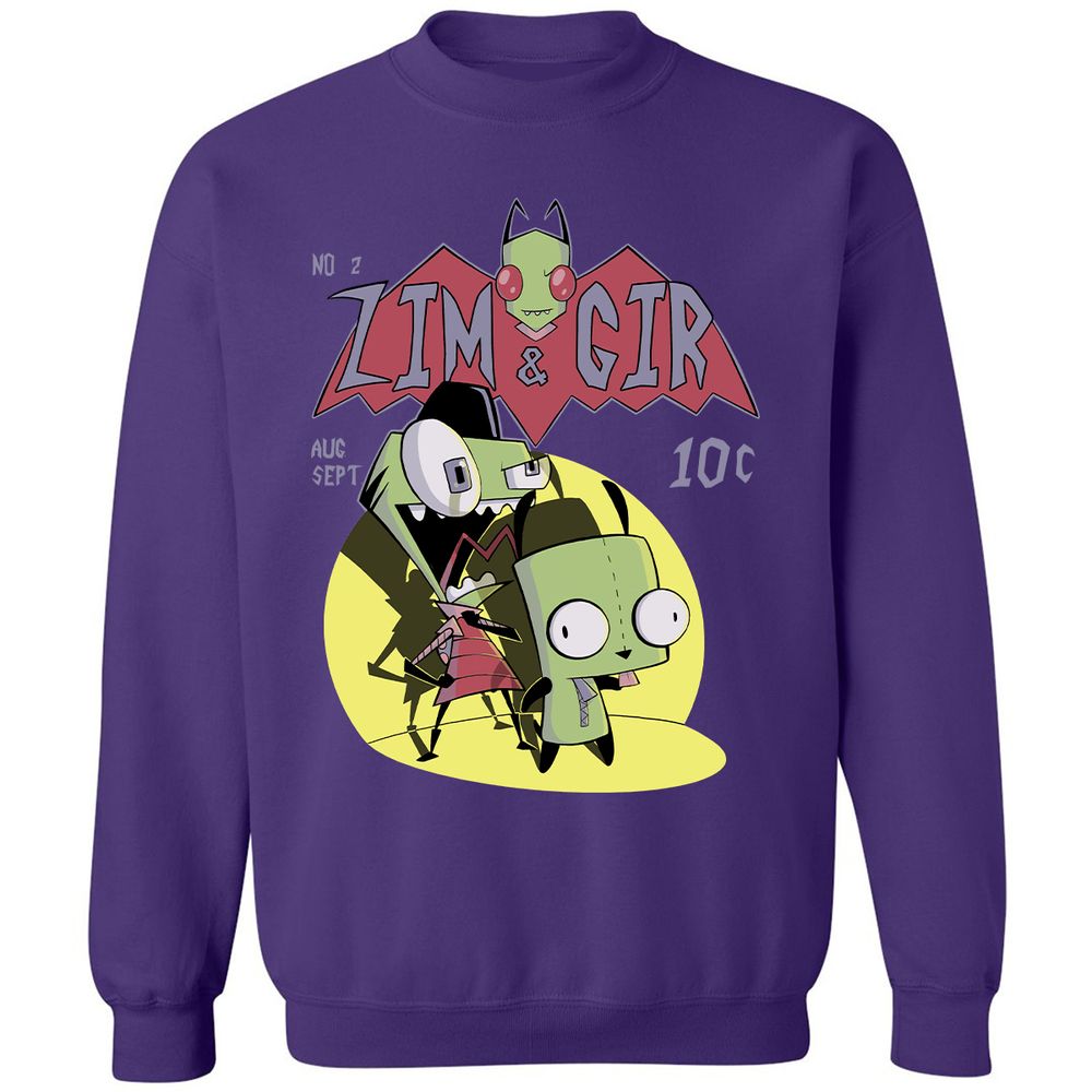 Classic Unisex Sweatshirt - P9S4HGQQ - Purple - 6