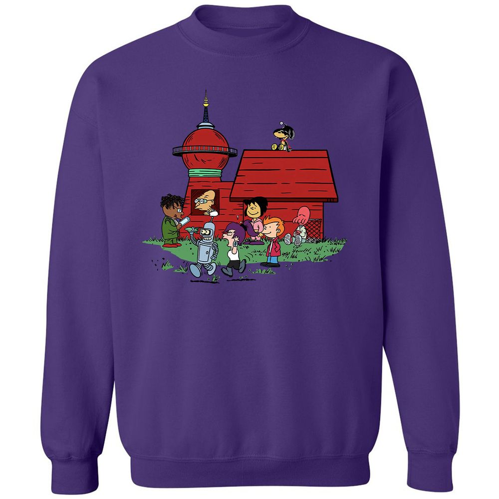 Classic Unisex Sweatshirt - 326V769T - Purple - 6