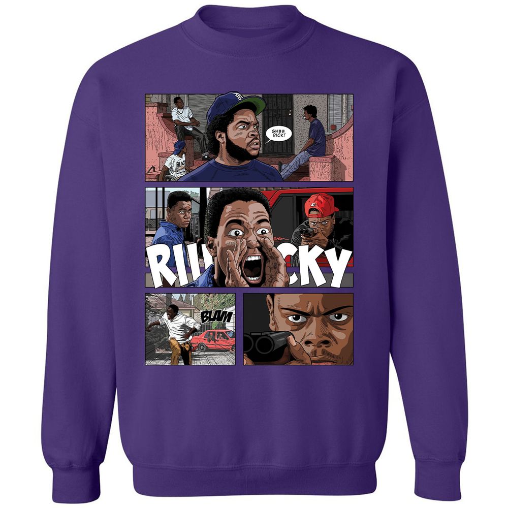 Classic Unisex Sweatshirt - D9G8AYT9 - Purple - 6