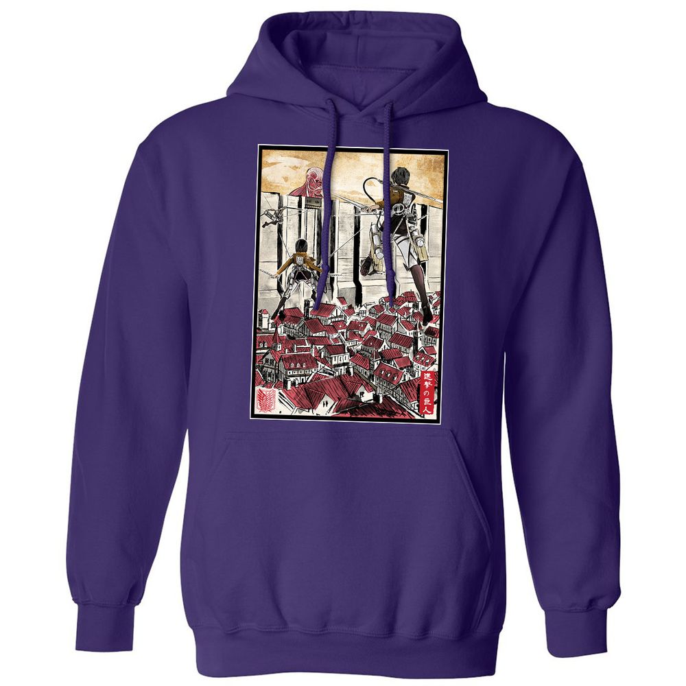 Classic Unisex Hoodie - DYAFCUB2 - Purple - 6
