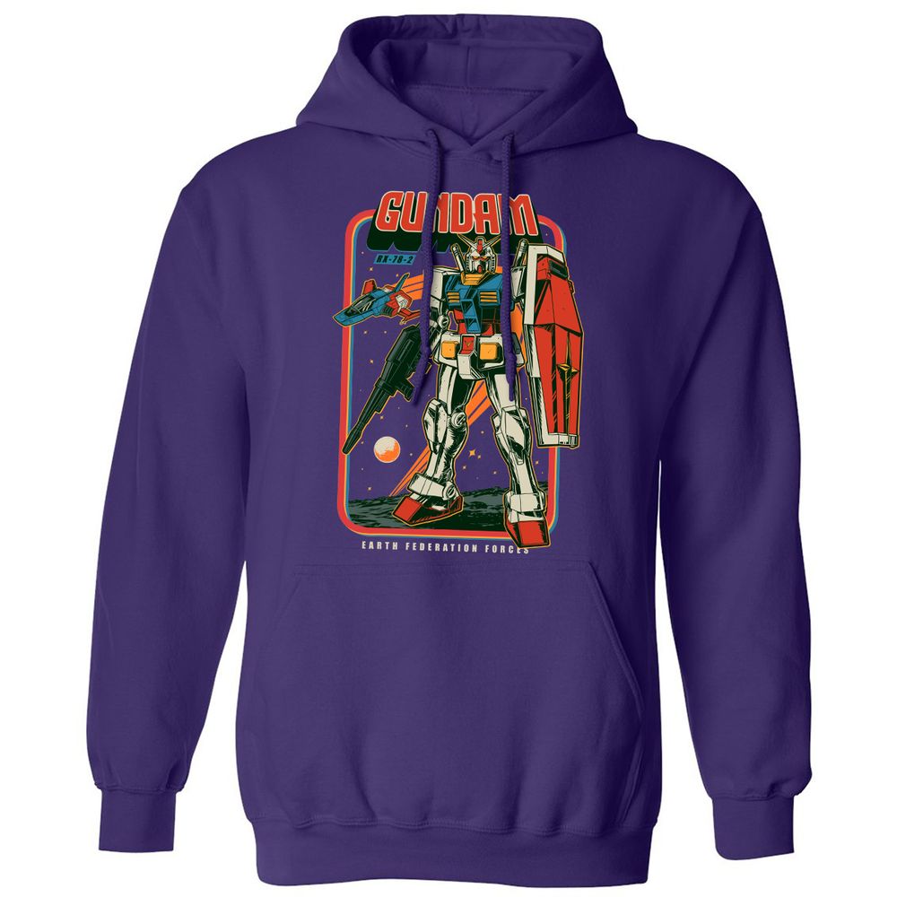 Classic Unisex Hoodie - LXW76KWU - Purple - 6