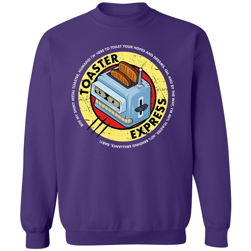 Classic Unisex Sweatshirt - 9PJNQNYC - Purple - 6