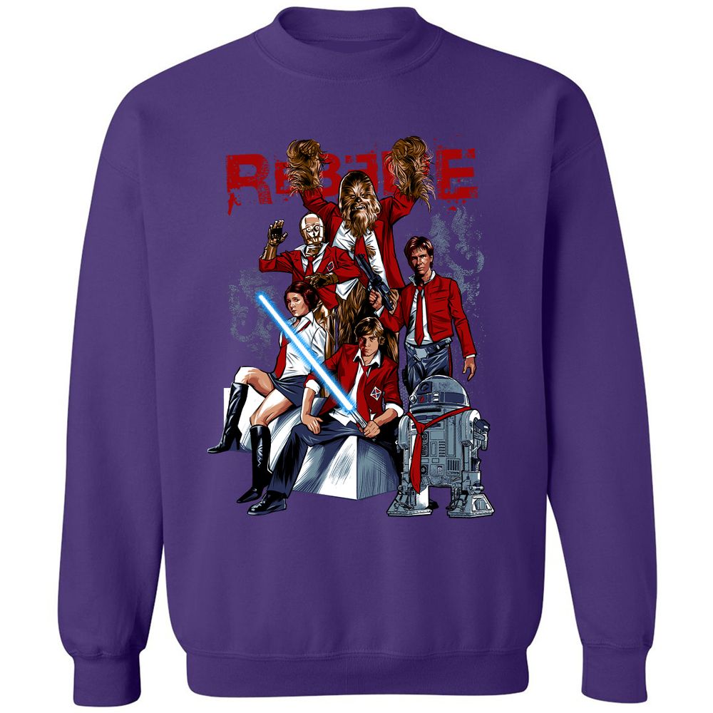 Classic Unisex Sweatshirt - YVY4UZBU - Purple - 6