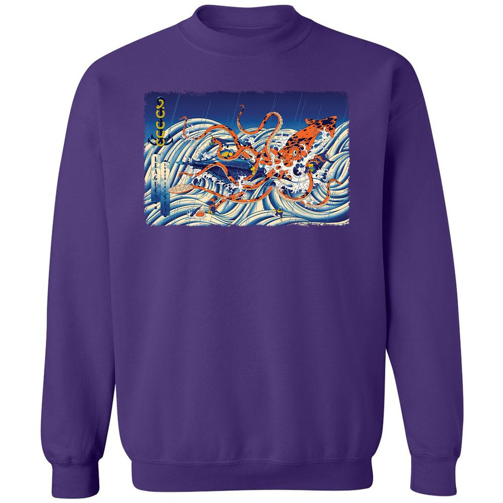 Classic Unisex Sweatshirt - B91HQZ55 - Purple - 6