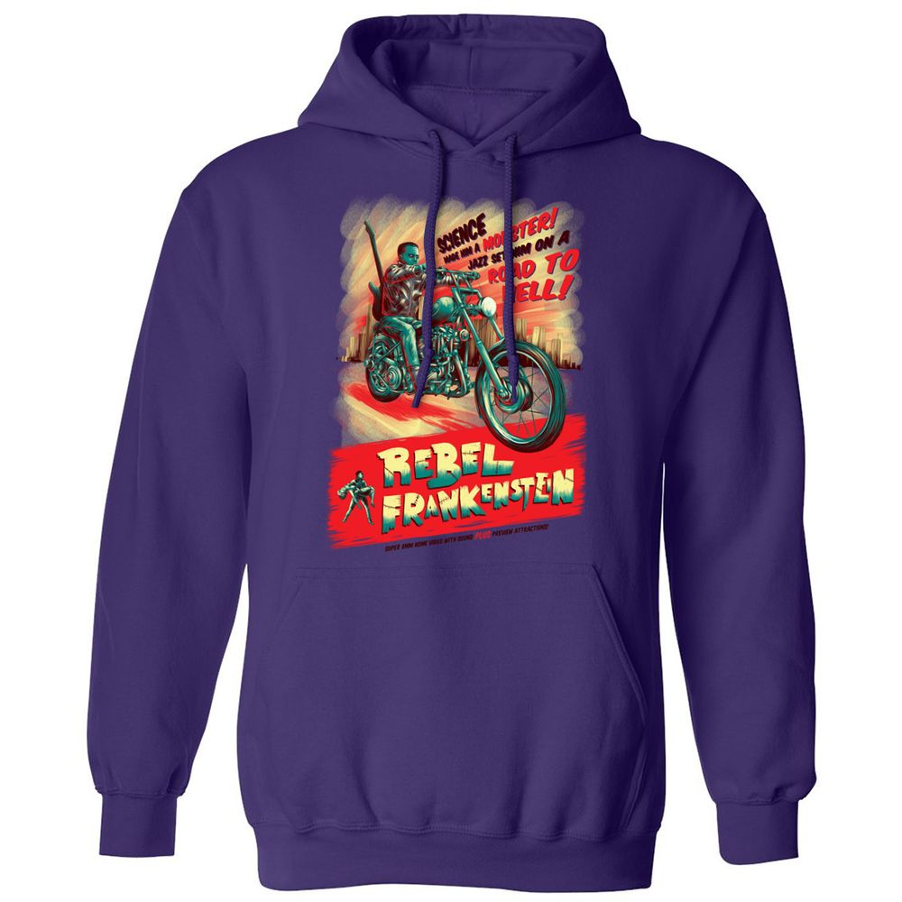 Classic Unisex Hoodie - LV45B3MR - Purple - 6