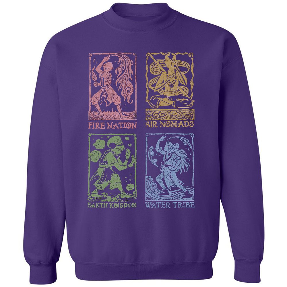 Classic Unisex Sweatshirt - 9FCHMADU - Purple - 6