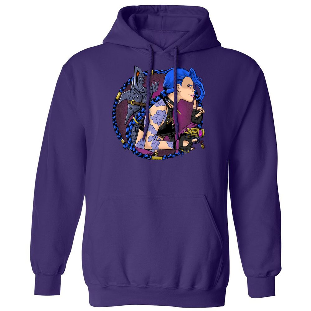 Classic Unisex Hoodie - 28SCEAEZ - Purple - 6