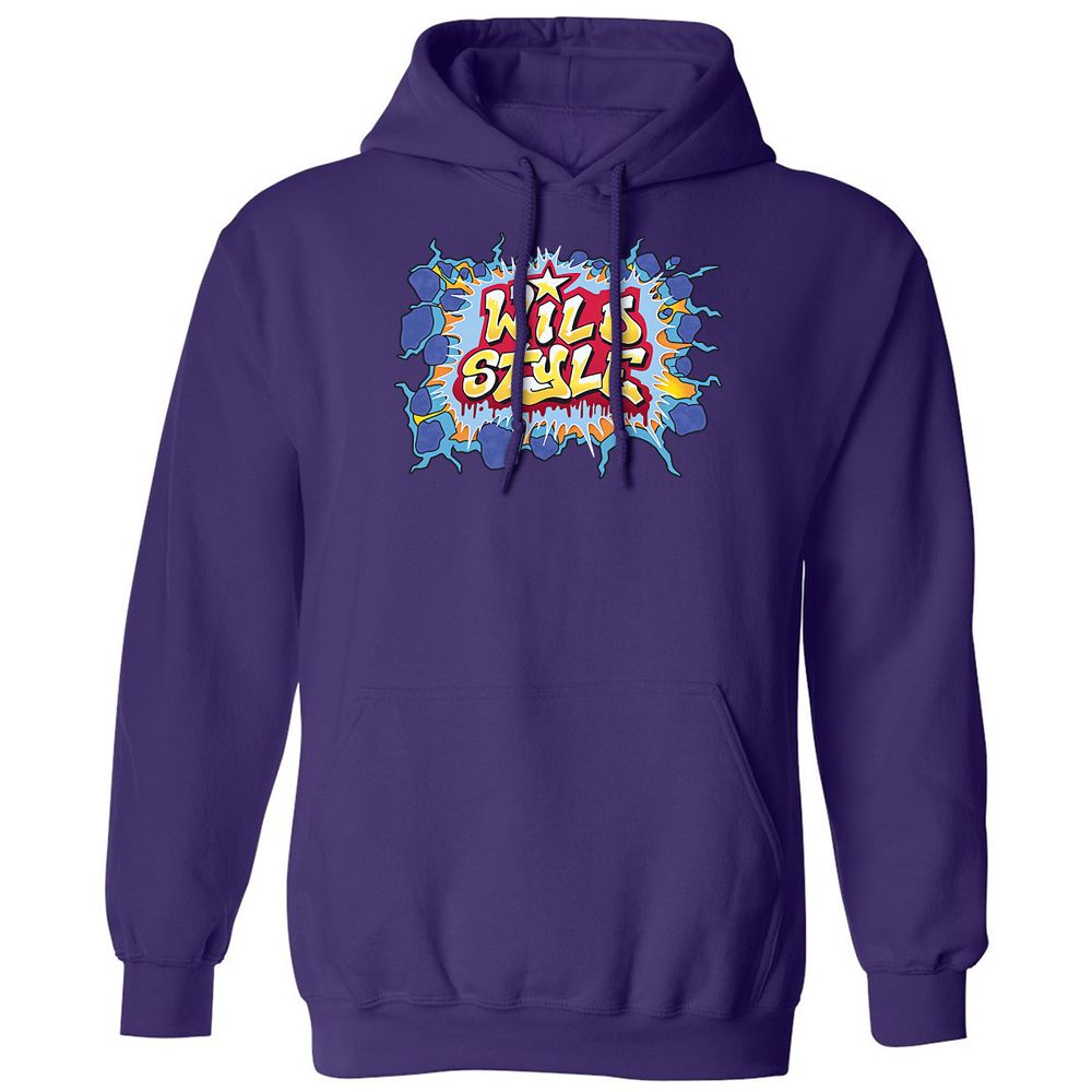 Classic Unisex Hoodie - Black - Purple - 6