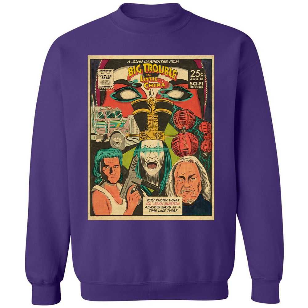 Classic Unisex Sweatshirt - H5BP6EF5 - Purple - 6