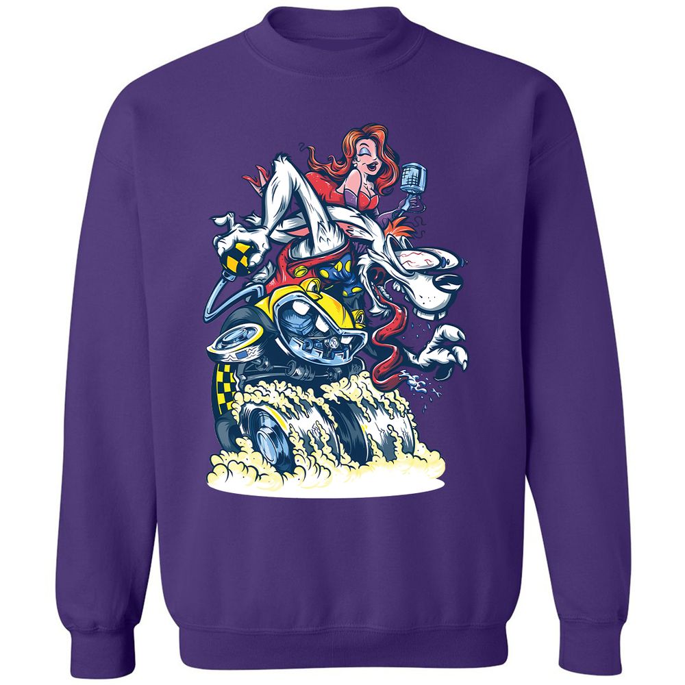 Classic Unisex Sweatshirt - LBFPJJ1R - Purple - 6