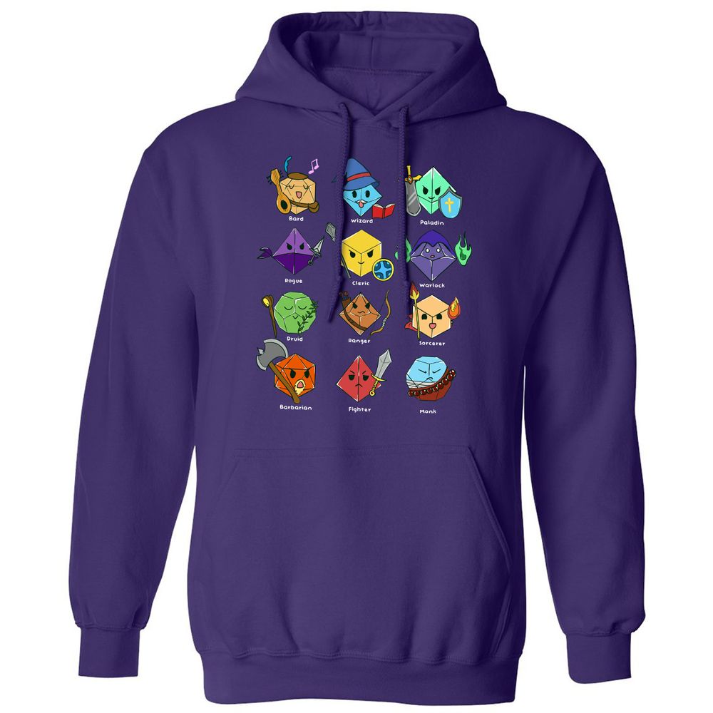 Classic Unisex Hoodie - L86CFQJ8 - Purple - 6