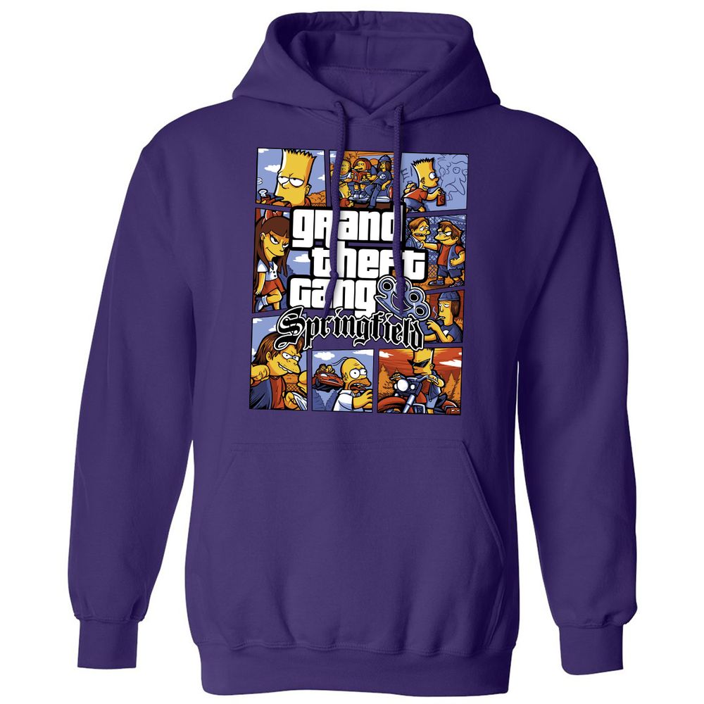 Classic Unisex Hoodie - Y81KBBQV - Purple - 6