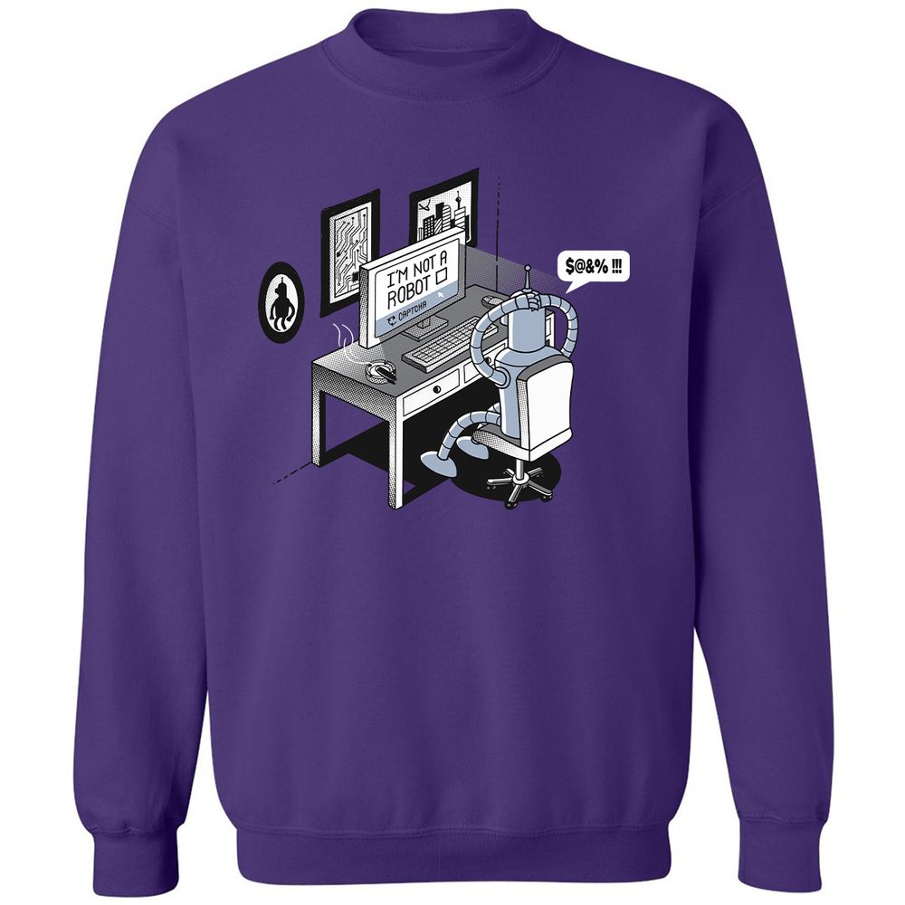 Classic Unisex Sweatshirt - F7SFQ7GG - Purple - 6