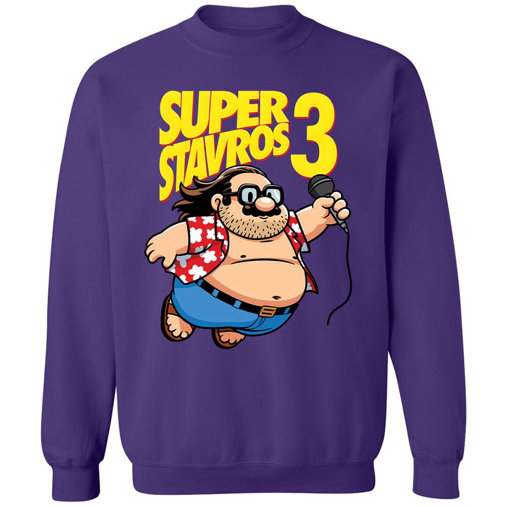 Classic Unisex Sweatshirt - 3PV8ASRE - Purple - 6