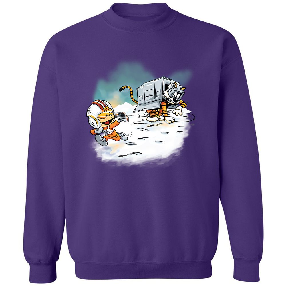 Classic Unisex Sweatshirt - B6JWFV44 - Purple - 6
