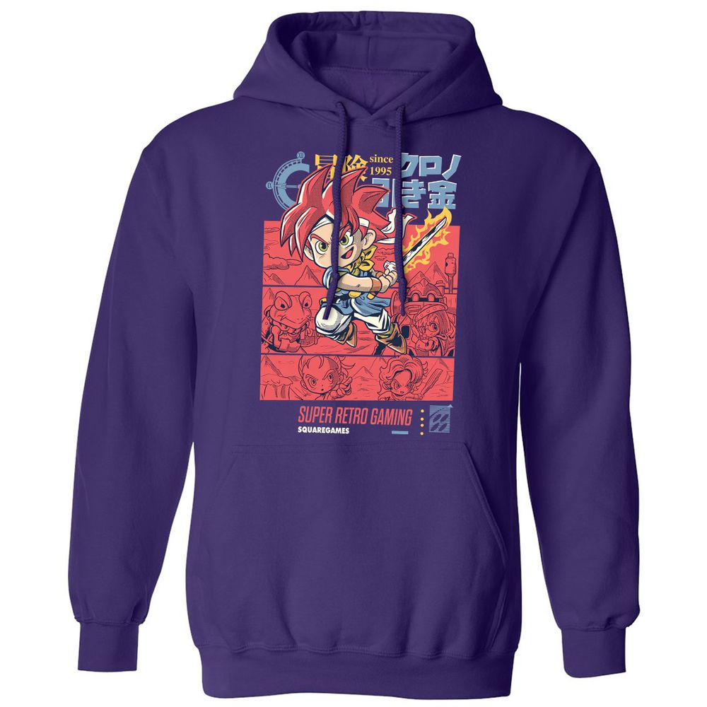 Classic Unisex Hoodie - AJGXRGAW - Purple - 6