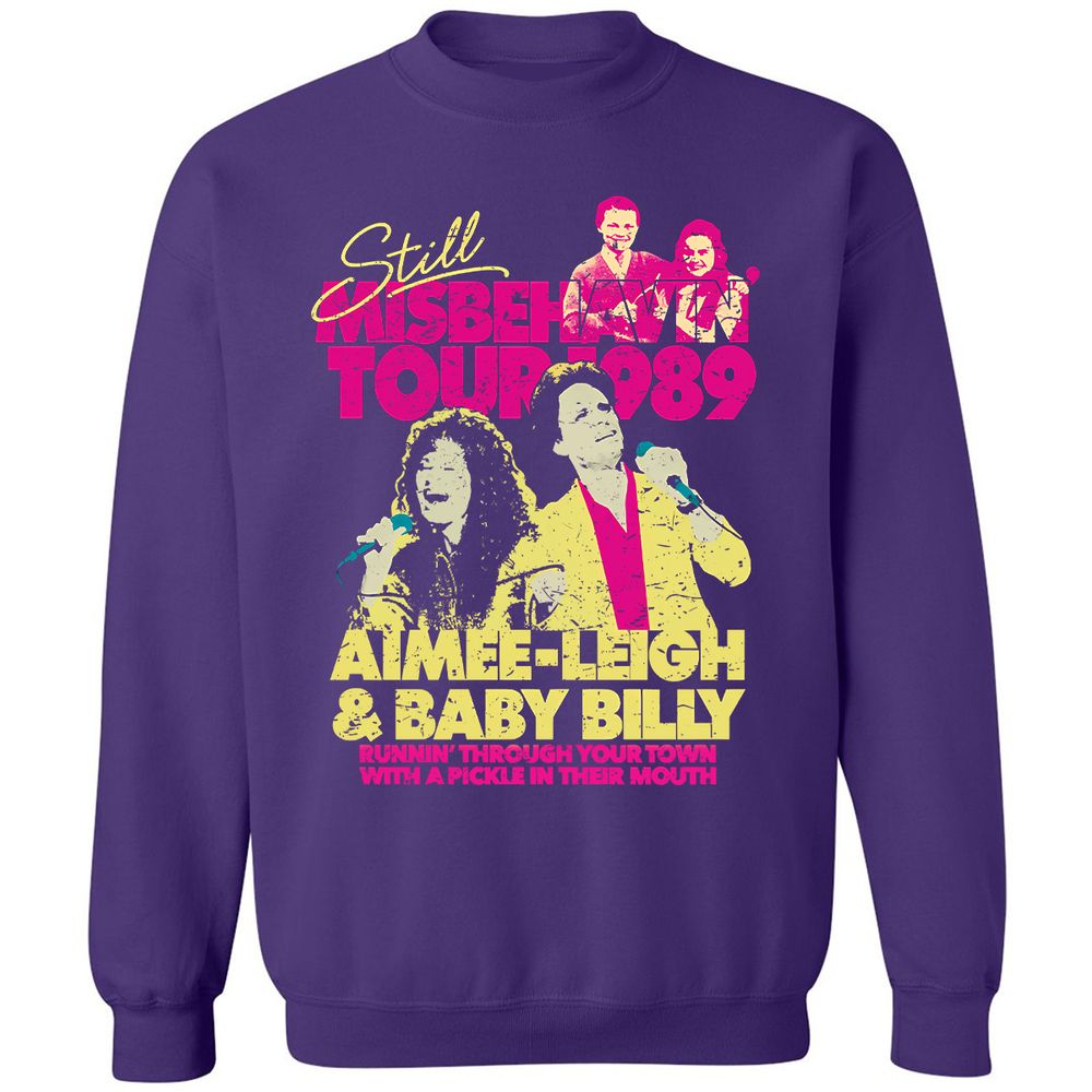 Classic Unisex Sweatshirt - F9Q5U9CC - Purple - 6