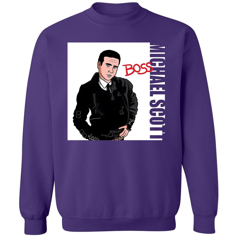Classic Unisex Sweatshirt - 72J53YYM - Purple - 6