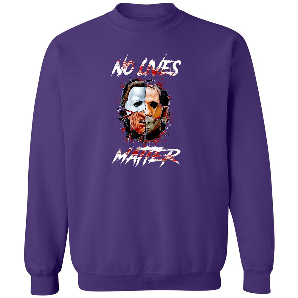 Classic Unisex Sweatshirt - B3ZH33XJ - Purple - 6