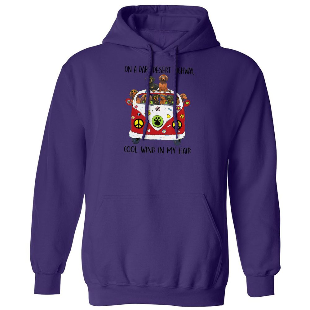 Classic Unisex Hoodie - CR85H73J - Purple - 6