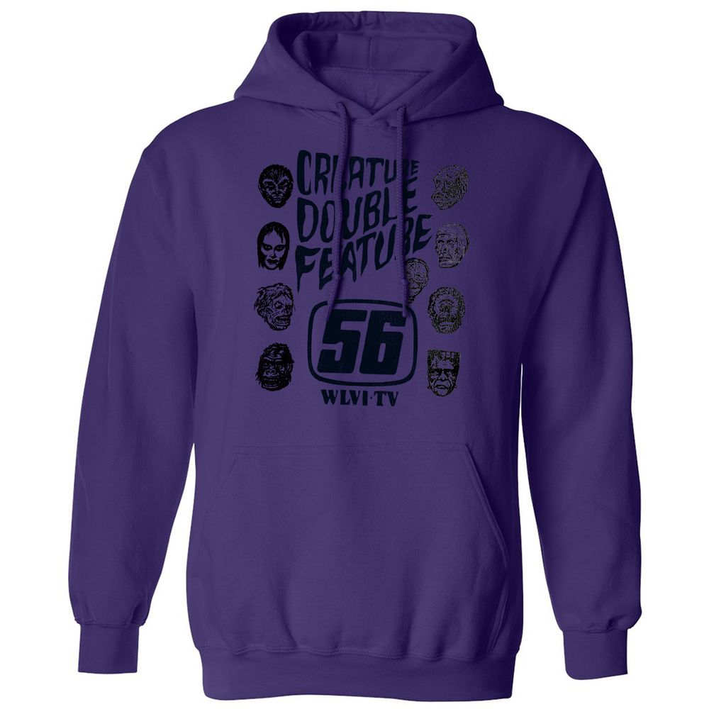 Classic Unisex Hoodie - 57B9XREZ - Purple - 6