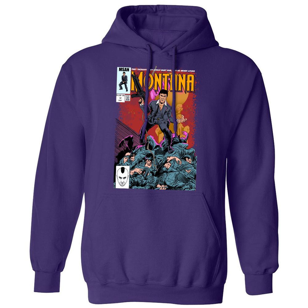 Classic Unisex Hoodie - 4DDXW1XT - Purple - 6