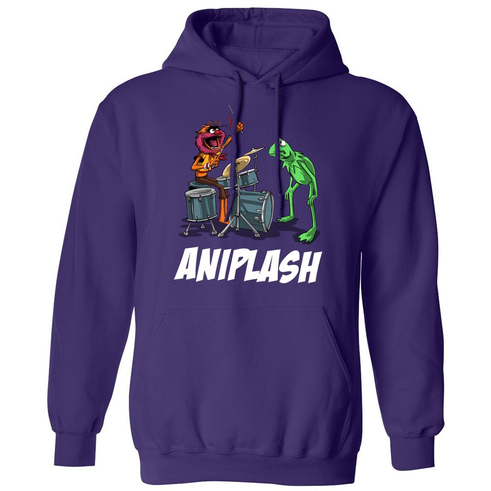 Classic Unisex Hoodie - L24KM8VC - Purple - 6