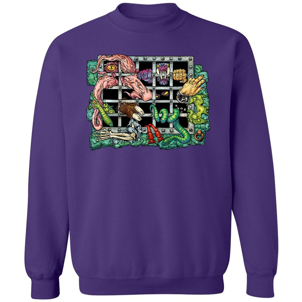 Classic Unisex Sweatshirt - C1EXV85L - Purple - 6