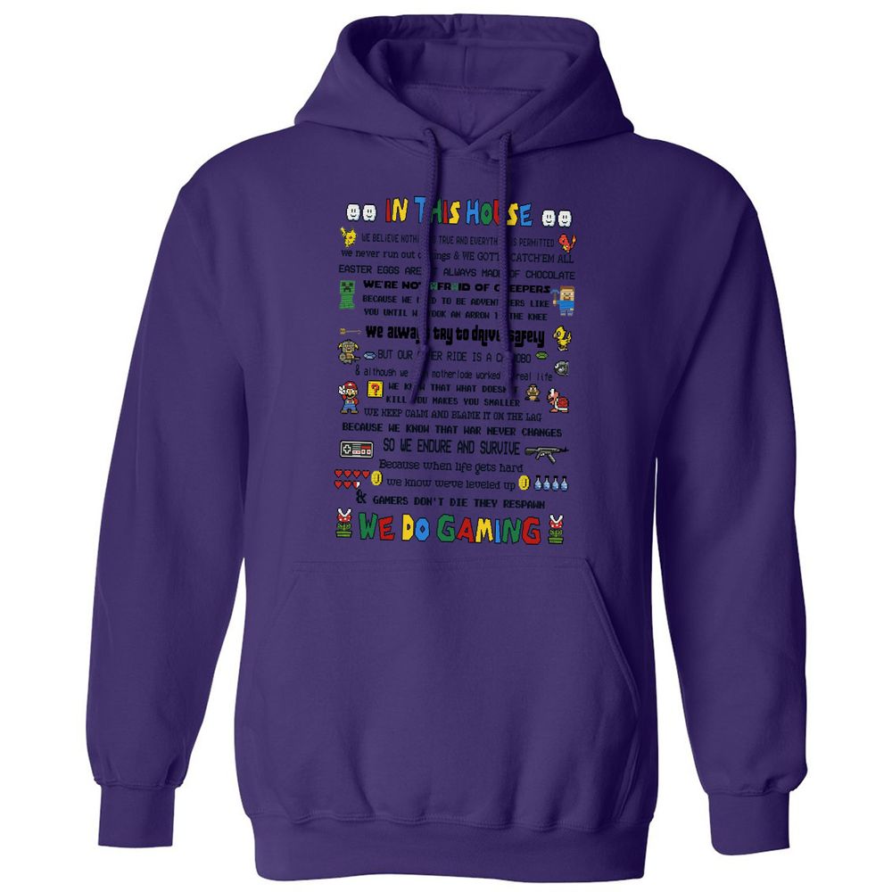 Classic Unisex Hoodie - XEX941D6 - Purple - 6
